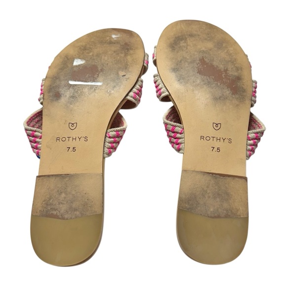 Rothy’s The Triple Band in Hot Pink Basket Stitch Size 7.5 - Picture 8 of 9